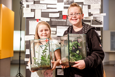 SchreckenPaten: Maja und Lukas, Foto: Christian Rudat, (c) Roter Fleck Verlag